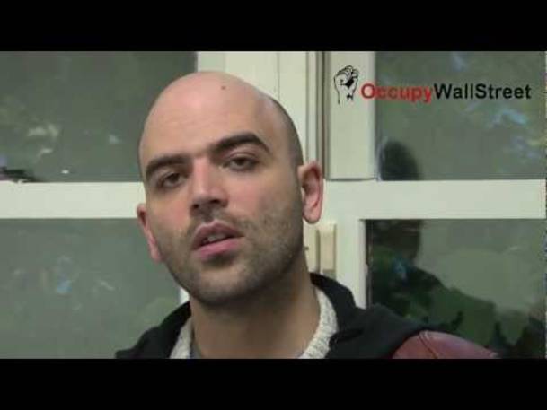 Roberto Saviano at Occupy Wall Street